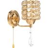 Modern Bedside Wall Lights Dining Room Hallway Light Crystal Wall Sconces Bedroom Wall Lamp