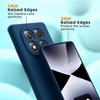 Coque pour Xiaomi 17 Pro, Protection Silicone Liquide Ultra Slim Souple Mat Bleu Marine