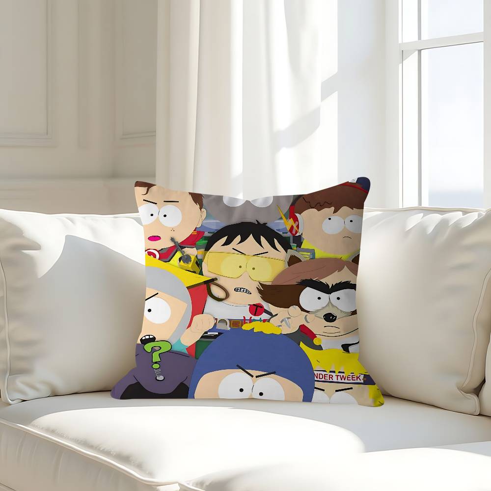 Мультяшная наволочка South ParkS, съемный моющийся чехол для подушки – Мягкий лен для любого сезона