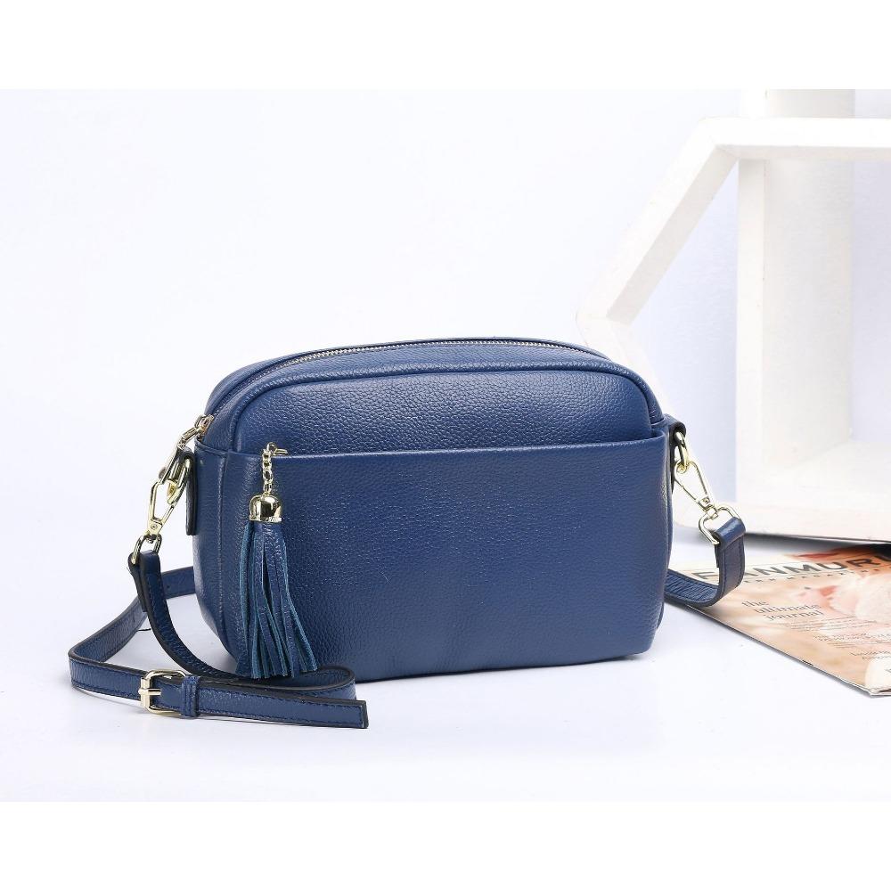 Niche Design Women's Bag Cowhide New Shoulder Crossbody Leather Women's Square Bag Handbag Soft Leather 100 Simple