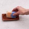 Soap Dish Rectangular Mahogany