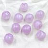 Slant Hole Beads 10pcs Necklaces Jewelry Marking Round Bbeads Loose Beads DIY Handmade Materials Lustrous for Earrings