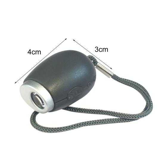 Portable Mini Digital Time Projection Clock LED Flashlight Torch with Lanyard