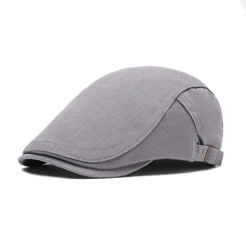 Beret Men's Spring Autumn Sunshade Sun Hat Forward Cap Youth Peaked Cap