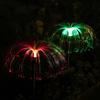 Solar Garden Lights Outdoor Waterproof Fiber Optic Jellyfish Lawn Lights Outdoor Patio Villa Yard Decor Night Light