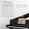 Piano Chord Chart Poster, 88 Keys, Practice Chart, Music Education, Easy To Read, Chord Poster, Piano Room, Music Classroom
