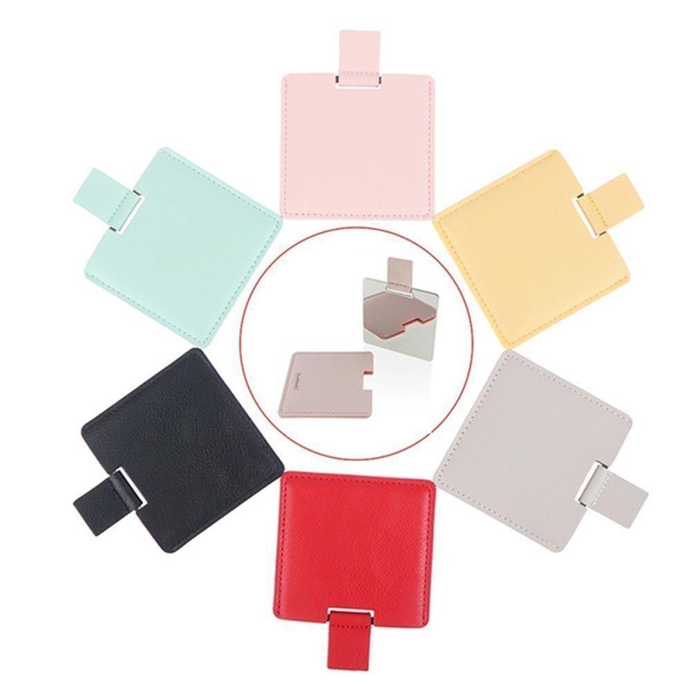 Solid Color Small Mirror Handheld Pocket Mirror High Quality Vanity Mirror