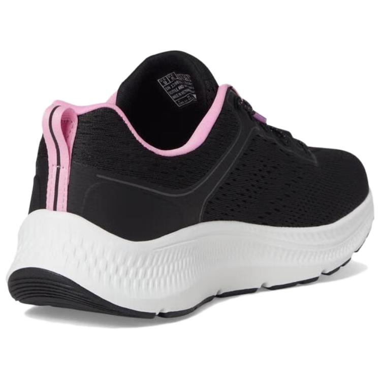 Skechers Go Run Consistent 2.0 Удобные Универсальные Прочные Легкие Нескользящие Низкие Кроссовки для Бега Женские Черный 128638-BKPK