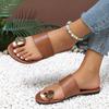 Обувь для женщин 2024 Лето Новый Бренд Тапочки с защипнутым носком Женские Модные Роскошные Однотонные Плоские Пляжные Римские Женские Шлепанцы Zapatos