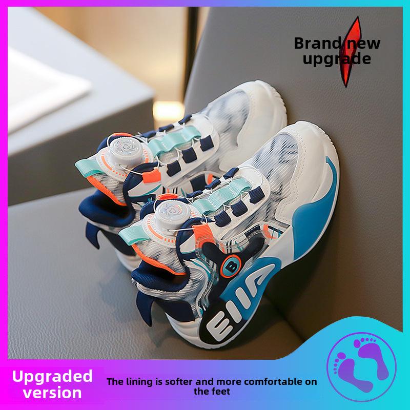 «Весна/осень 2025 г., дышащие сетчатые спортивные кроссовки для мальчиков и девочек с вращающимся дизайном Dunk».