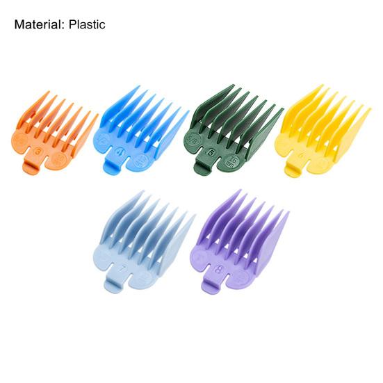 10Pcs/Bag Hair Clipper Comb Professional Multicolor Plastic Hair Fall Resistant Portable Beauty Accessory Clipper Replacement Sheath