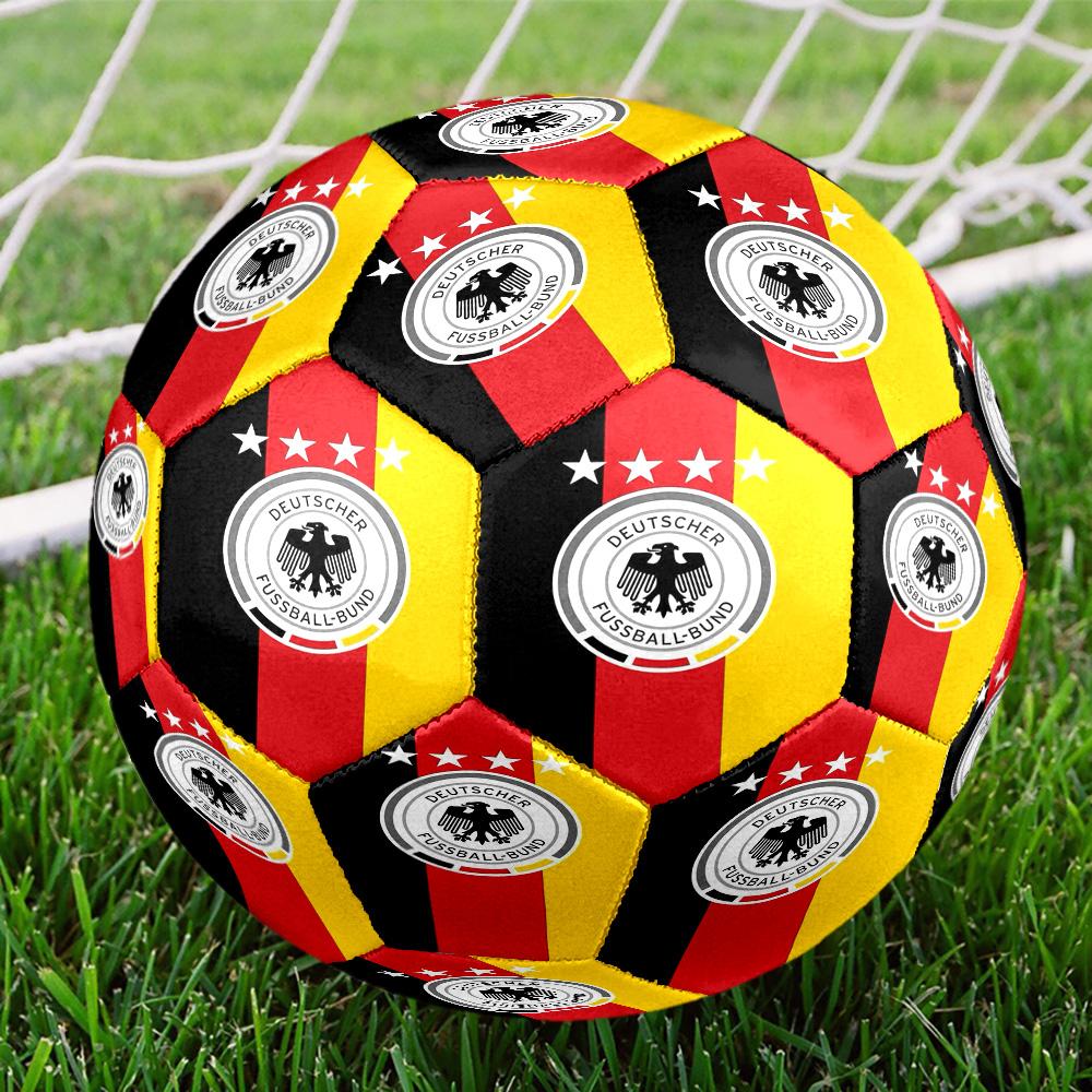 German Football Emblem Printed Size 5 Soccer Balls, High-Quality, Anti-Slip, Protective Football, A Unique Gift , Birthdays, Christmas Gifts