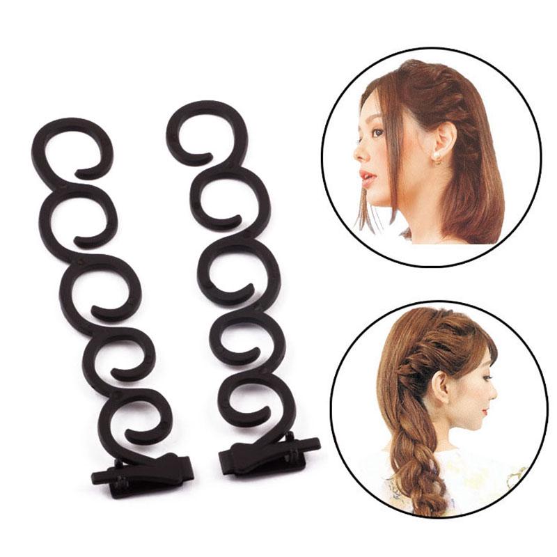 2шт/набор цветочные волшебные заколки для волос твист-коса для волос Diy прическа аксессуары для волос