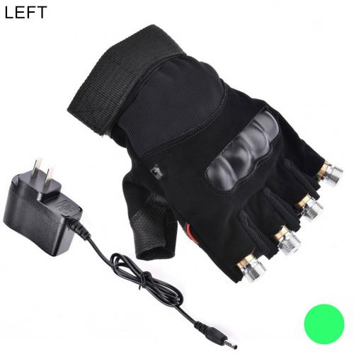 1 шт., мужской и женский светящийся браслет, красная/зеленая лазерная перчатка, светодиодная танцевальная сценическая шоу-программа для диджеев, клубных реквизитов, вечеринок, мероприятий, лазерная перчатка