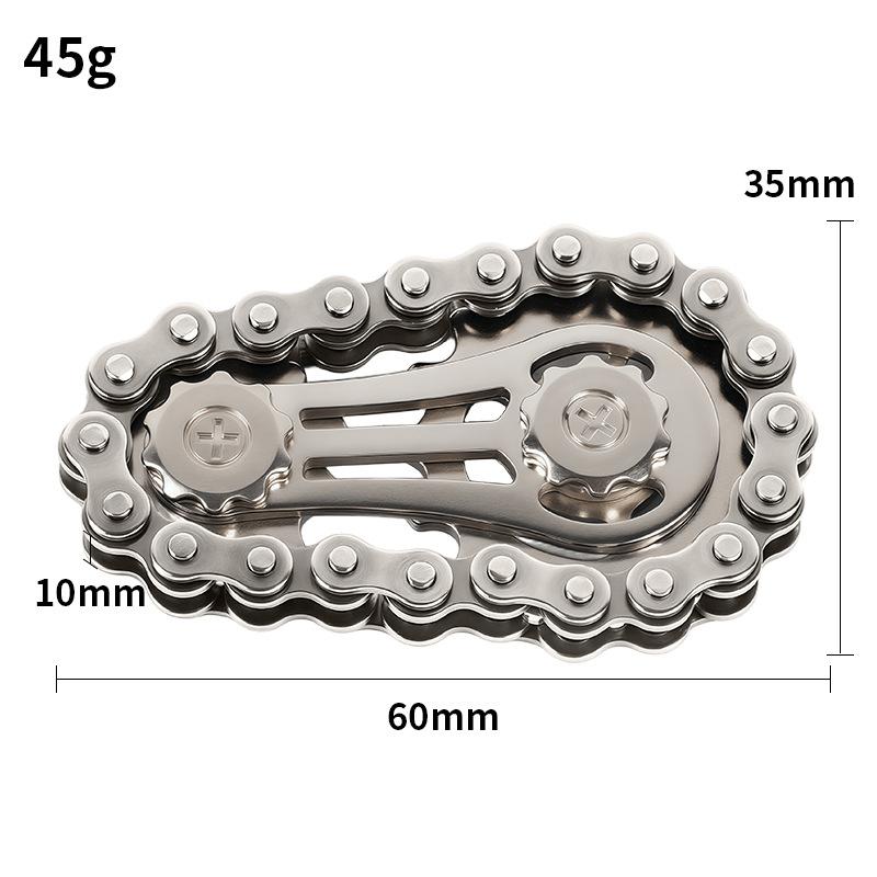 Creative Car Chain Gyroscope Gear Chain Gear