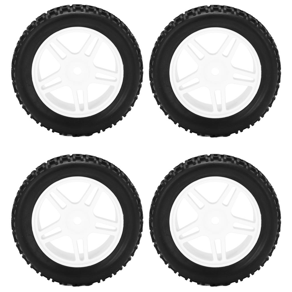 4PCS 75mm RC Car Tire U Type Rubber RC Vehicle Wheel Remote Control Car Tire for Wltoys 144001 114