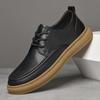 Модные летние уличные мужские универсальные белые оксфорды на плоской подошве со шнуровкой элегантные мужские повседневные туфли бизнес люксовый бренд коровья повседневная белая обувь