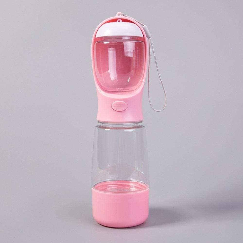 Food Container 3 in 1 Pet Outdoor Companion Cup Portable Leak Proof Dog Food Dispenser Plastic Dog Water Bottle Outdoor Walking