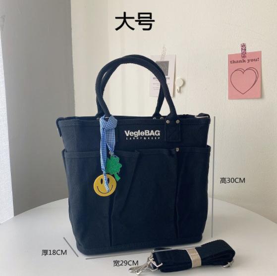 Vegiebag Ручная сумка для мамы и малыша для прогулок Легкая Большая вместимость Мамина сумка Женская холщовая сумка-тоут