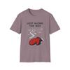 Unisex Softstyle T-Shirt Red Mitten Snowy Christmas Winter Emotional Holiday Tee