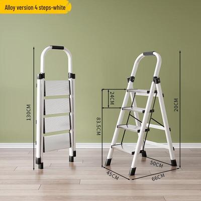 Алюминиевая складная А-образная лестница с 4 ступенями