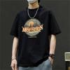 Japanesestyle Retro Americanstyle Niche Pure Cotton Shortsleeved Tshirt for Unisex Suitable for Summer Loose Fit Trendy Soft