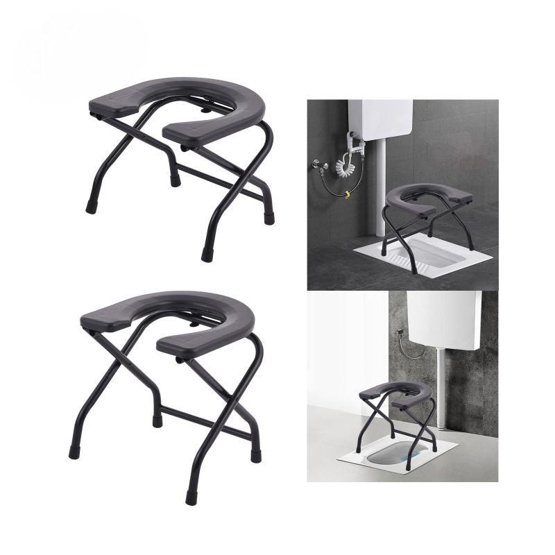 30см/38см Стул для душа Сверхпрочный Нержавеющая сталь Стул для туалета Сиденье Бытовой Портативный Сиденье для туалета для пожилых