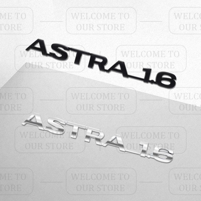3D Stickers Metal ASTRA 1.6 Badge Car Trunk Body Emblem Decal Styling For Vauxhall VXR Opel Adam Meriva Insignia Mokka Zafira