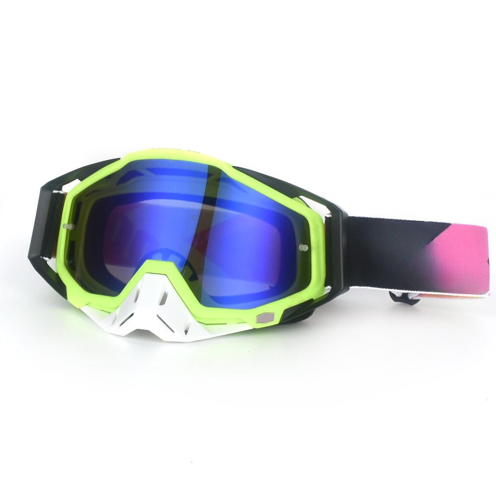 Мотоциклетные очки, внедорожные очки, очки для горного велосипеда/квадроцикла/мохера, маска, съемные линзы, защита от ветра и ультрафиолета, для езды на велосипеде.