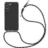 Soft Protective Case with Lanyard for Samsung Galaxy S23 - BOOLING - Black - Modern - Plain