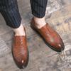 Мужские ботинки с острым носком Кожаные мужские туфли Европейский стиль Мужские формальные туфли Повседневная обувь Оксфорды