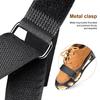 Yousheng Ice Cleats Shoe Straps Non-Slip Snow Traction Cleats Crampon Straps with Metal Ring Buckle Adjustable Nylon Straps