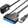 Кабель-адаптер USB 3.0 на SATA 3 для HDD/SSD 2,5" и 3,5" Кабель-конвертер USB3.0 для жесткого диска Samsung Seagate WD 2,5 3,5 дюйма