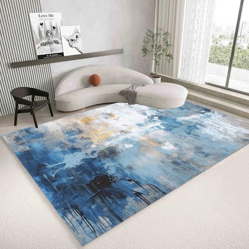 Современные абстрактные ковры для гостиной 200x300 Светлая роскошь Домашний декор Декор спальни Напольный коврик Моющиеся ковры большой площади