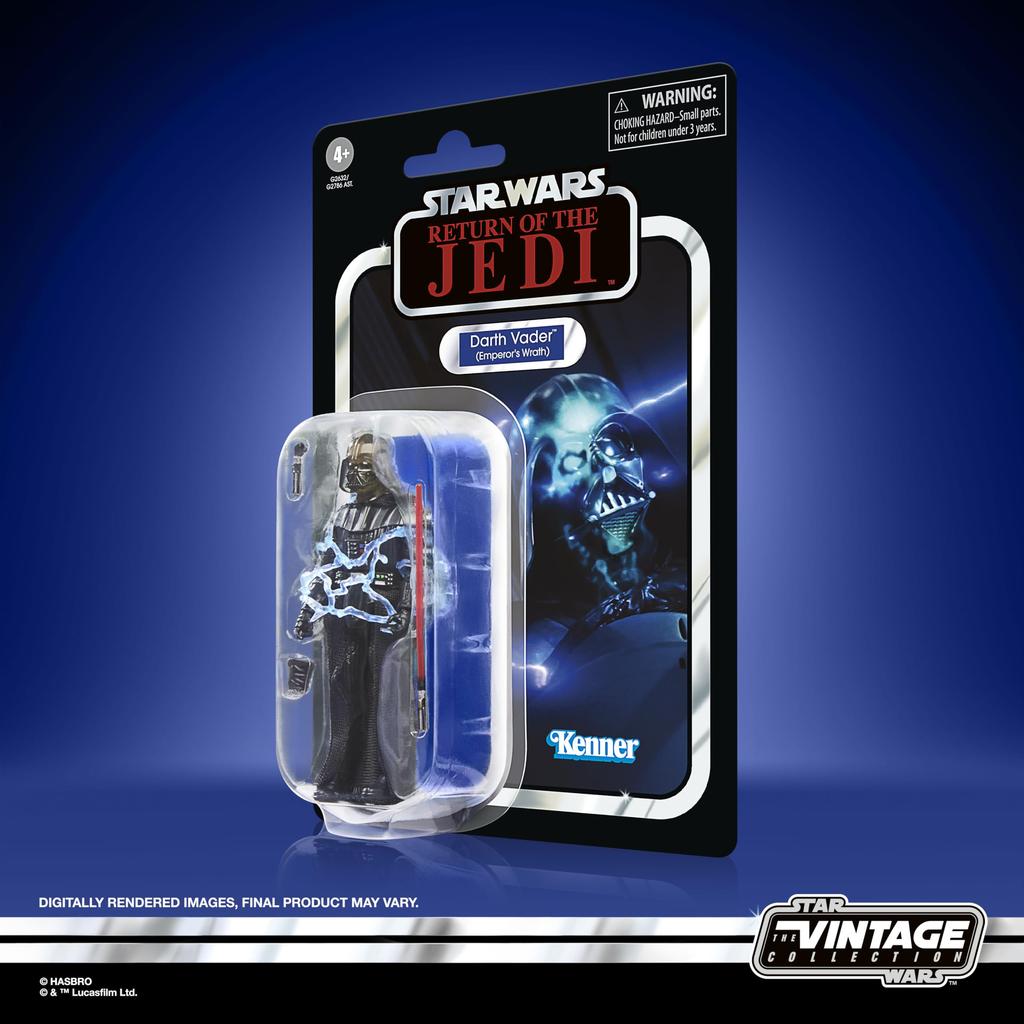 Hasbro Star Wars Vintage Collection Star Wars Episode Return of the Jedi Darth Vader Premium Collectible Action Figure G2632 Authentic VI (Emperor's