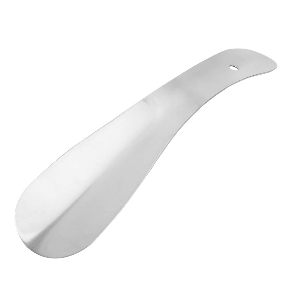 Men Women Stainless Steel Shoe Horn Daily Travel Portable Seniors Metal Shoehorn 17.5cm
