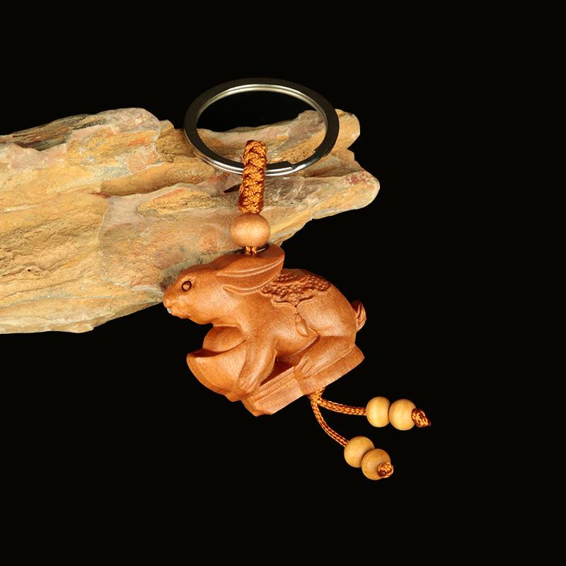 Персиковое и Ююбовое Дерево Зодиак 3D Брелок: Высококлассные украшения-амулеты-обереги.