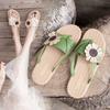 New Spring and Summer Flower Flip-flops Women's Fashion Non-slip Women's Cool Slippers