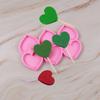 6-гнездная силиконовая форма для леденцов Love Candy Mold DIY Homemade Kids Cookie Chocolate Cookie Decoration Tools Decoration cake Decoration