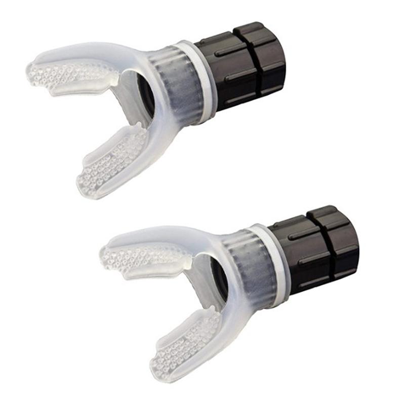 Тренажер для дыхания Упражнение для легких Лицо Мундштук Респиратор Фитнес-оборудование