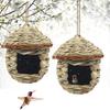 Birds Nest Outdoor Hand-Weaved Decorative Bird House Bird Cage Shelter Weaved Hanging Parrot Nest Creative Handmade Bird Cage