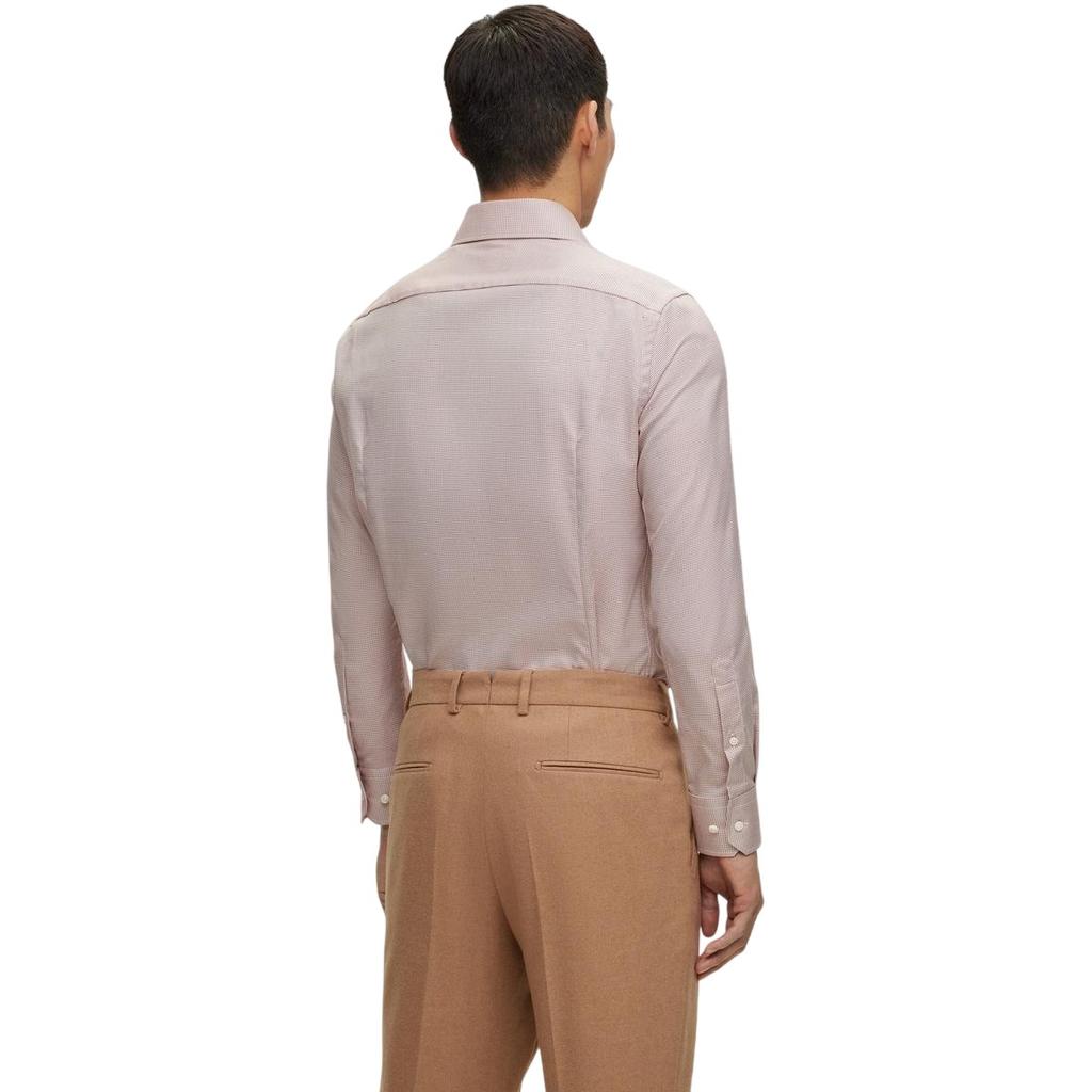Boss Mens Plain Regular Long-Sleeved Shirt