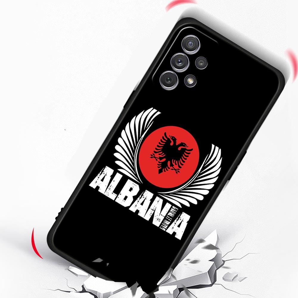Албания Албанцы Флаг Чехол для телефона Для Samsung Galaxy A13 A51 A71 A41 A31 A21S A11 A03S A12 A32 A52 A22 A23 A33 A53 A73 5G Обложка