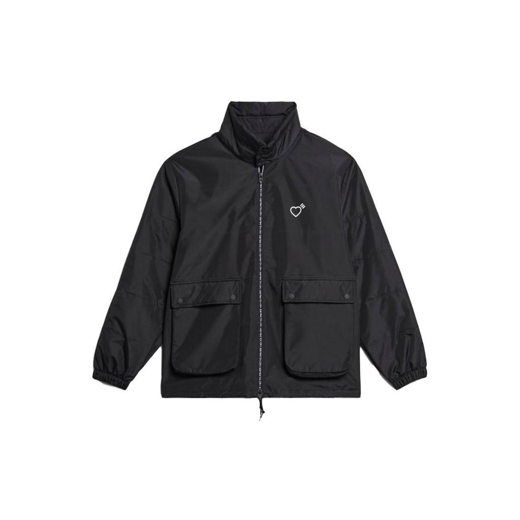 adidas Originals X HUMAN MADE Куртки Human Made Мужские Черные С воротником-стойкой Умеренная Рабочая одежда GM4634