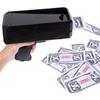 Черный денежный пистолет-шутер с 100 шт. реквизитом для свадьбы, дня рождения, девичника