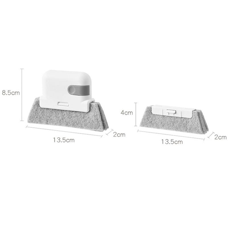 Ткань для чистки оконных пазов, щетка для ручного мытья дверных зазоров, клавиатуры, кухонных полов, бытовых инструментов для уборки