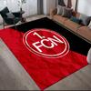 1. FC Nürnberg Flannel Pattern Square Carpet,Area Rug,Carpet Rug for Living Room Bedroom Sofa Playroom Decor,Non-slip Floor Mat