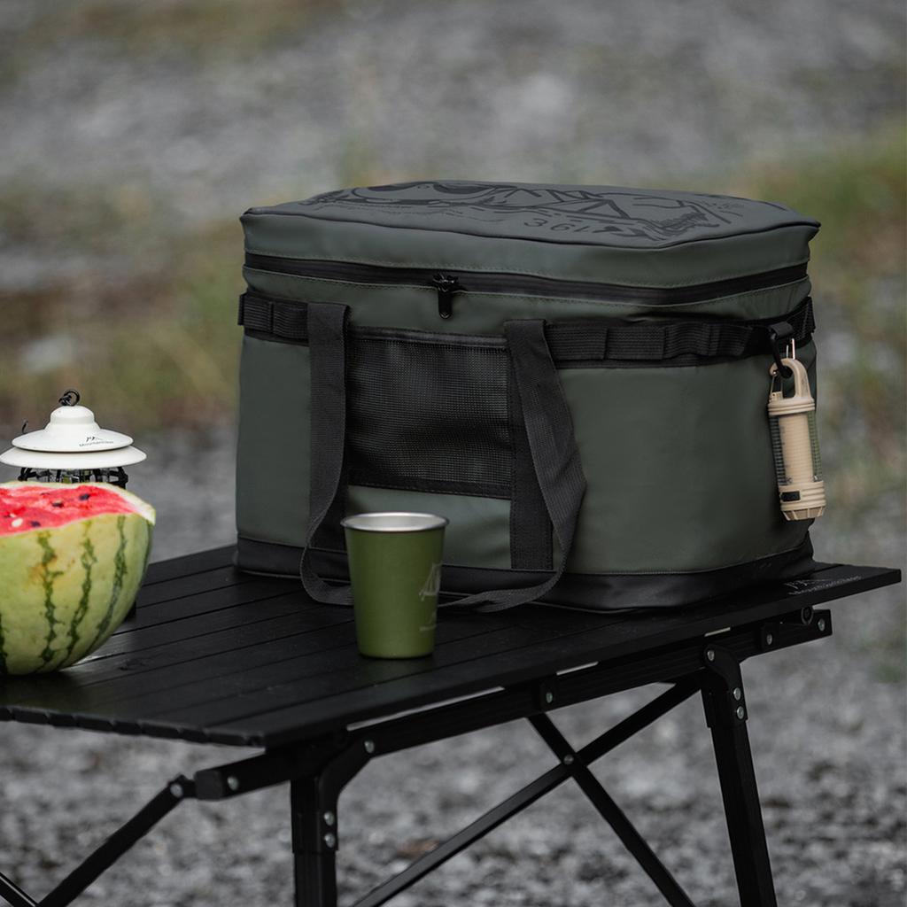 Cooler Bag Large Camping Storage Bags Multifunctional Outdoor Tool Storage Bag Collapsible Hiking Travel Meal Bag for Camping