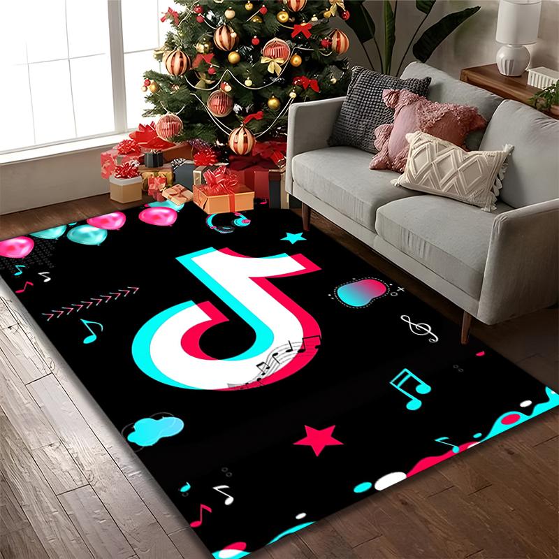 [Monster Printed Carpet] Non-slip Office Rug, Cozy Area Carprt for Living Room Use, Soft Home Sofa Chair Mat