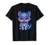 Cute Colorful Wolf Kids Art. T-shirt